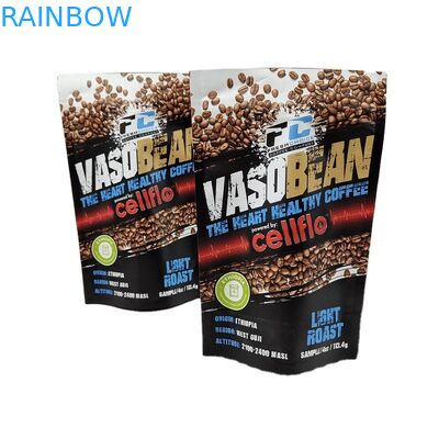 Op maat gedrukt Kleine MOQ Stand Up Koffie Proefpakketten Geurbestendige foliepakketten