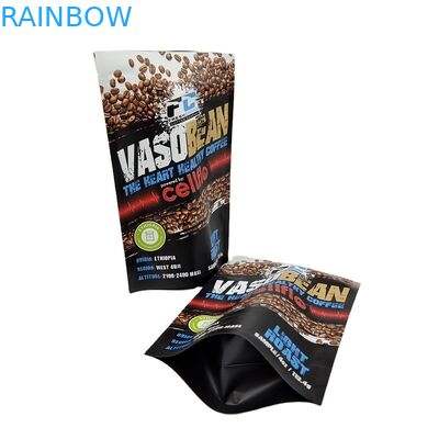 Op maat gedrukt Kleine MOQ Stand Up Koffie Proefpakketten Geurbestendige foliepakketten