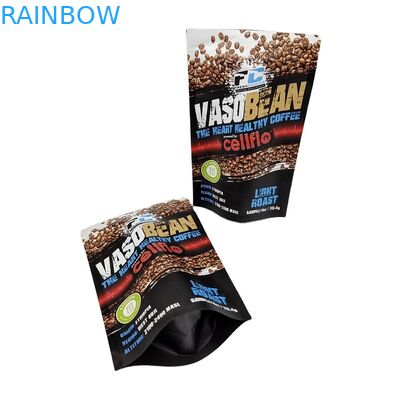 Op maat gedrukt Kleine MOQ Stand Up Koffie Proefpakketten Geurbestendige foliepakketten