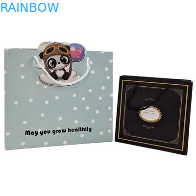 Papier touw string Kraft papier zak Handle touw zak Aanvaard maatwerk Kleur Twisted papier verpakking