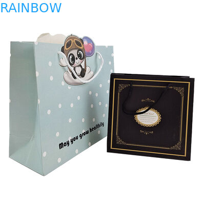 Papier touw string Kraft papier zak Handle touw zak Aanvaard maatwerk Kleur Twisted papier verpakking