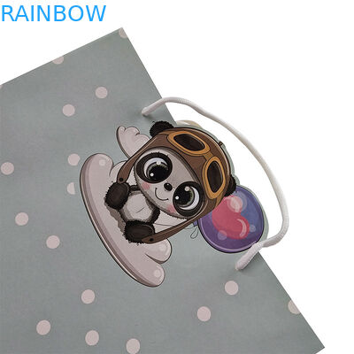 Papier touw string Kraft papier zak Handle touw zak Aanvaard maatwerk Kleur Twisted papier verpakking