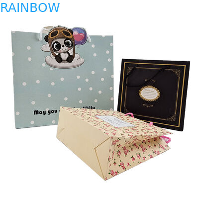 Papier touw string Kraft papier zak Handle touw zak Aanvaard maatwerk Kleur Twisted papier verpakking