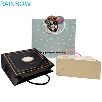 Papier touw string Kraft papier zak Handle touw zak Aanvaard maatwerk Kleur Twisted papier verpakking