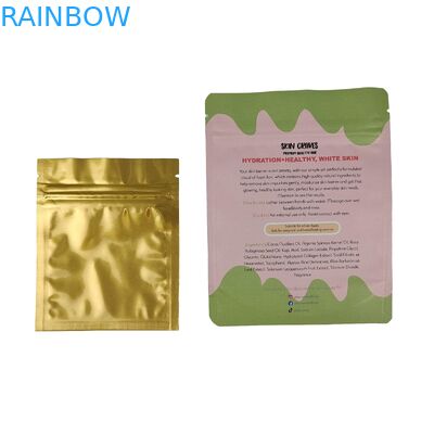 Glanzige afwerking Voorruit Mylar Pouch voor Candy Flower Ziplock Bag geurbestendige Stand Up Pouch