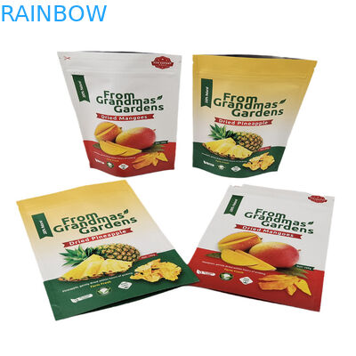 Hoogwaardige voedselverpakkingszak Ziplock Kraftpapier Stand Up Pouch Food Grade Hervergrendelbare Mylar-zakken
