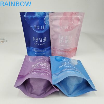 Op maat 500pcs 1000pcs Low Moq Zipper Lock Food Candy Packaging Custom Digital Printing Reseal Stand Up Pouch