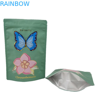 Op maat gemaakte, hervergrendelbare Mylar-zakken met rits en digitaal afdrukken