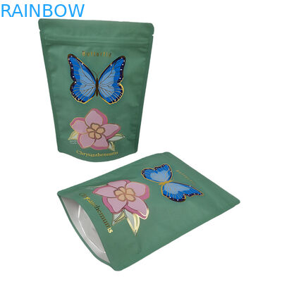 Op maat gemaakte, hervergrendelbare Mylar-zakken met rits en digitaal afdrukken