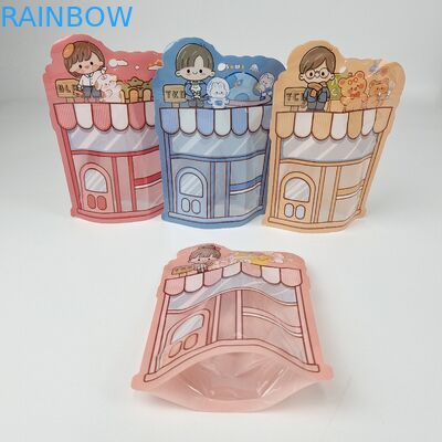 Gravure Printing Matte Print Mylar Stand Up Pouch Verpakkingszak Warm hervergrendelbare rozijn gemakkelijk tear Notch Ziplock zakken