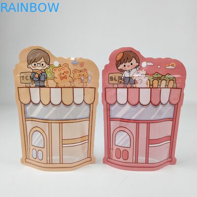 Gravure Printing Matte Print Mylar Stand Up Pouch Verpakkingszak Warm hervergrendelbare rozijn gemakkelijk tear Notch Ziplock zakken