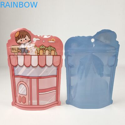 Gravure Printing Matte Print Mylar Stand Up Pouch Verpakkingszak Warm hervergrendelbare rozijn gemakkelijk tear Notch Ziplock zakken