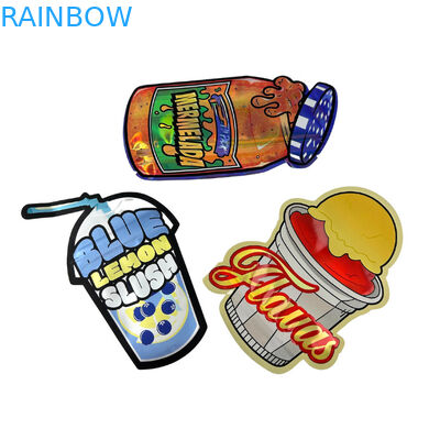 Recycled Special Custom-Shaped Die Cut 7 14 28g Gummies Childproof Aluminium Foil Candy Mylar tas