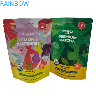 Plastic zakken Transparent 500g Mylar zakken Mylar zakken Op maat gedrukte rits