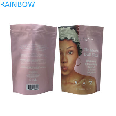 Recyclebaar Zip Lock Staande zak Aluminium folie Lichaam Scrub Geniet van Spa Bad Zwemmen Zeesout Biodegradeerbaar Plastic Verpakking