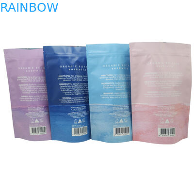 Spa Bad Soak Scrub Zout Packaging Bag Stand Up Zipper Plastic Bag Zeezout Bad Product Verpakkingen