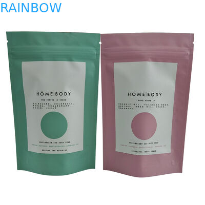 Op maat gemaakte verpakking Stand Up Bag Mylar Zipper Bag Aluminium folie zak voor scrub bad zout verpakking