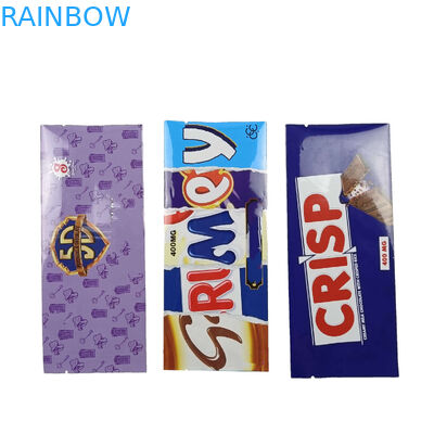 Leeg suiker koffie eiwitpoeder zakje achterzijde verzegelde verpakkingszak