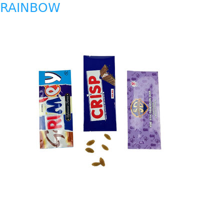 Op maat gedrukte plastic zakken Proteïne bar wrapper verpakking stok zak poeder chocolade thee koffie terug zegel zak