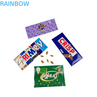 Food Back Side Seal Bag Snack Candy Packaging Chocolade Candy Bar Wrapper Op maat gemaakt Midden Side Seal Candy Bags