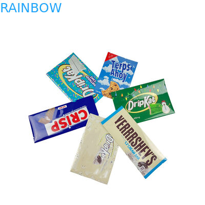 Food Back Side Seal Bag Snack Candy Packaging Chocolade Candy Bar Wrapper Op maat gemaakt Midden Side Seal Candy Bags