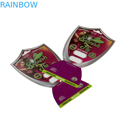 3D sekspil Blister kaart verpakking voor 1/2 capsule ventriculaire 3D kaart display dozen