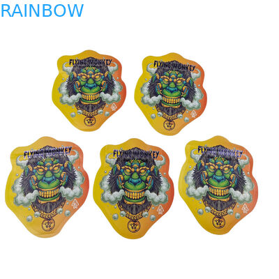 Custom Ziplock Speciaal gevormde plastic kinderbestendige geurbestendige snoepzakken Mylar Pack 3.5g 7g Custom Shape Mylar Bags