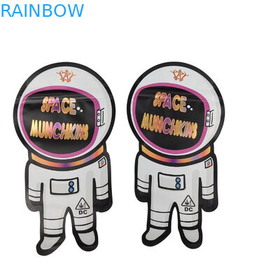 Op maat gemaakte afdruk Mini Mylar Bag 1g 3.5g 7g 14g 28g Champignon Kinderwacht Geurvast Soft Touch Cali Pack Mylar Bag