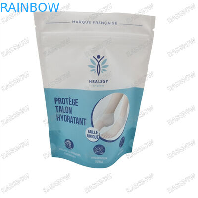 Hoogwaardige Custom Logo Bags Vochtbestendige Hervergrendelbare Voedingswaarde Badzout Verpakking Opstaande Plastic Bags