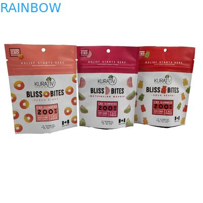 Op maat gedrukte voedselkwaliteit Mylar tas koffie verpakkingszak warmte afdichting rits slot gelamineerde stand-up tassen 454g