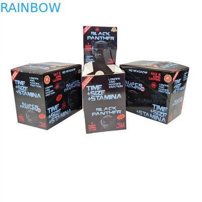 Custom Design Black Bull Rhino Honey 2023 Hot Sell Rhino Pills Custom Paper Card Display Box Voor Rhino Pills Verpakking