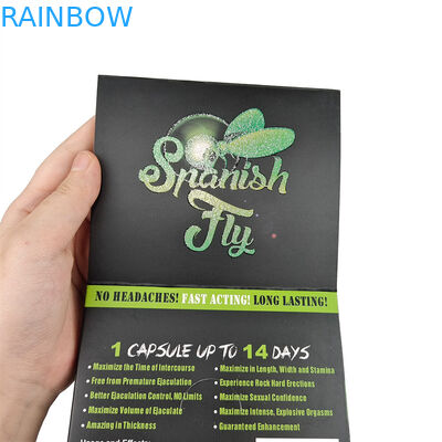 Hoogwaardige sekspil 3d Blister Verpakkingskaart Neushoorn Man Verbetering Pillen Verpakkingskaart Met Display Paper Dozen