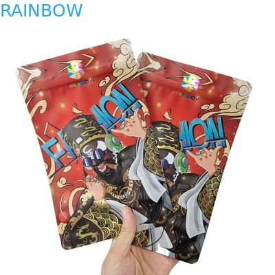 Food Grade Plastic Bag Gusseted Verpakking Met Doorzichtige Voorruit Vergrendelbare Vierkante Ziplock Flat Bottom Mylar Pouch