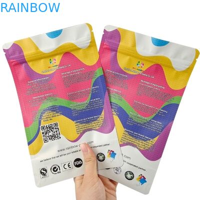 Op maat gedrukt Gravure drukwerk Digitaal drukwerk Low MOQ Zwart kleur Stand Up Pouch Aluminium folie verpakkingszakken