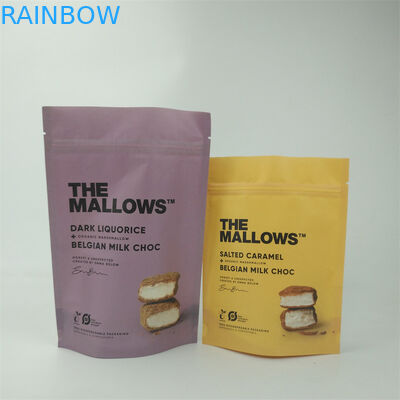 Digitaal afdrukken gedroogd voedsel Kraft papier verpakkingszak met mat oppervlak afwerking