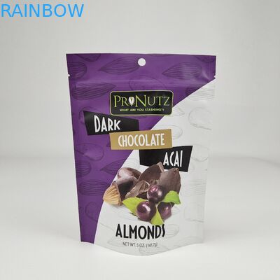 Custom Design 250g 500g Stand Up Aluminium Foil Light Proof Mylar Packaging Bag Zip Lock Smell Proof Pouch Sachet Packets