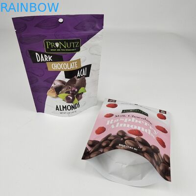 Custom Design 250g 500g Stand Up Aluminium Foil Light Proof Mylar Packaging Bag Zip Lock Smell Proof Pouch Sachet Packets