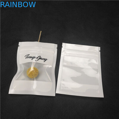 Gepersonaliseerde plastic zak juwelen verpakkingszakken met helder raam