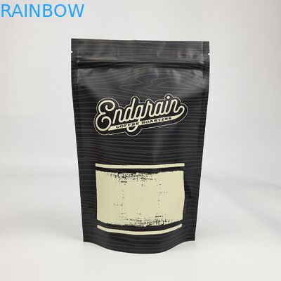 Custom Matte Metallic Finish Aluminium Foil Doypack Stand Up Zipper Pouch Plastic Snack Food Bag