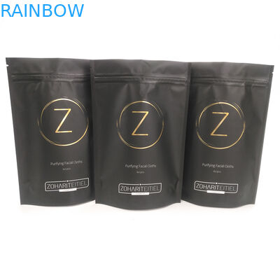 Verpakking van foliezakken voor het opstaan van de body scrub bag met rits