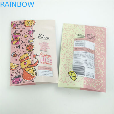 Recyclebaar Zip Lock Stand Up Pouch Body Scrub Cosmetica Badzout Plastic Packaging Bag