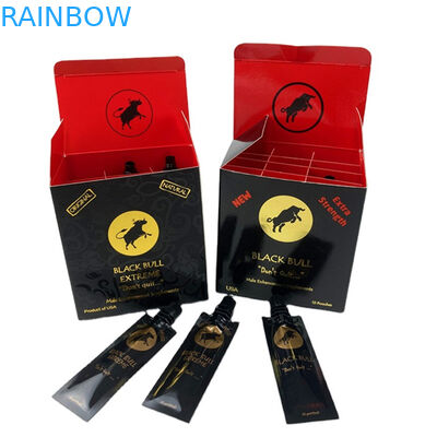 Groothandel Neushoorn Honing Gedrukt Goud Geheim Wonderen Honing 3D Lenticulaire Kaart Display Box Honingzakjes Verpakking