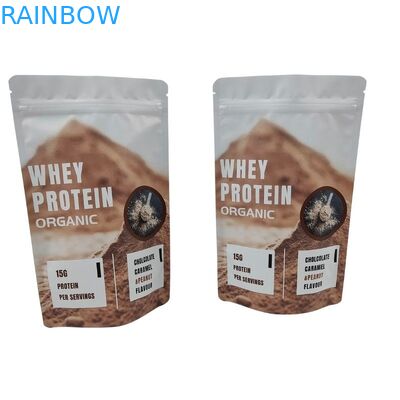 Op maat gemaakte bestelling aanvaard snackzak verpakking met 120 stijfheid en rits sluiting