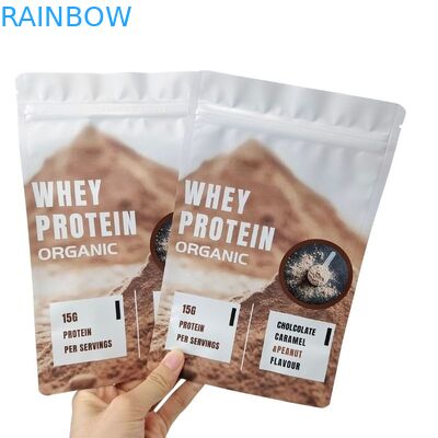 Op maat gemaakte bestelling aanvaard snackzak verpakking met 120 stijfheid en rits sluiting