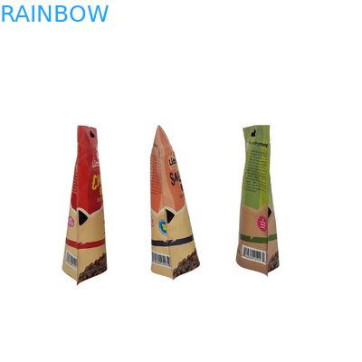 Op maat gedrukt platte onderkant snack pouches met mat oppervlak voor voedsel verpakkingszak