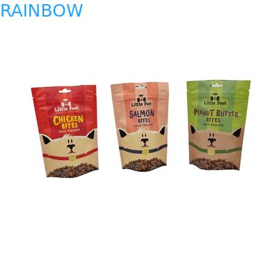 Op maat gedrukt platte onderkant snack pouches met mat oppervlak voor voedsel verpakkingszak