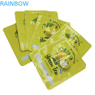 Warmte afdichting Kleine afmetingen Driezijdige afdichting zakken Vlakte monsterpakketten voor gezichtsmasker