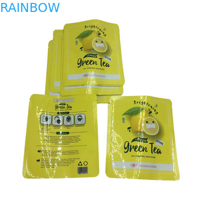 Warmte afdichting Kleine afmetingen Driezijdige afdichting zakken Vlakte monsterpakketten voor gezichtsmasker