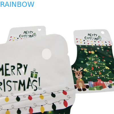 Groothandel Op maat gedrukte Mylar Tas met Zipper Die Cut Shape Mylar Tassen 3,5 g geurbestendige Gummie Candy Verpakking