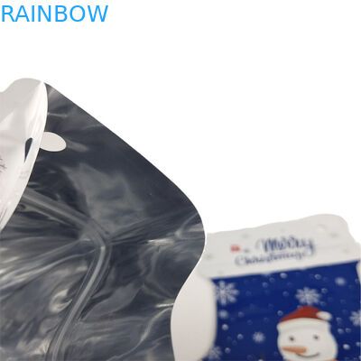 Warm verkrijgbaar op maat gesneden vorm zachte aanraking Mylar zak Aluminium folie Plastic Gummie Candy verpakking